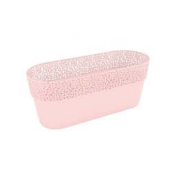 Lamela Plastový truhlík 30x11,7x12,2 cm ROSA, růžový 676538PL