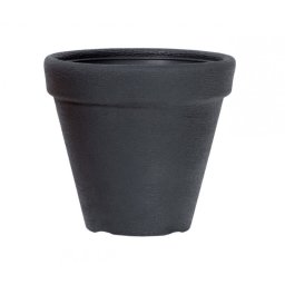 Prosperplast Plastový květináč kulatý 30 cm Classic, antracit A109165
