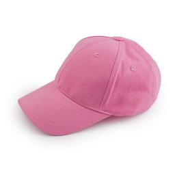 Bavlněná kšiltovka unisex vhodná k dozdobení, barva 22 růžová sv.