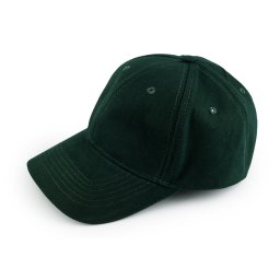Bavlněná kšiltovka unisex vhodná k dozdobení, barva 24 zelená tmavá