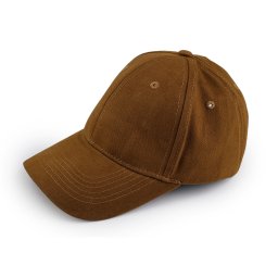 Bavlněná kšiltovka unisex vhodná k dozdobení, barva 26 béžová tm.