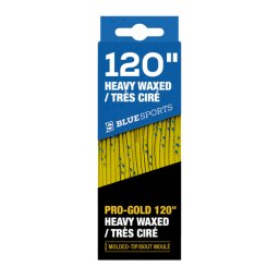 Tkaničky do bruslí Blue Sports PRO GOLD – HEAVY WAXED HOCKEY LACES 72 palců = 182cm