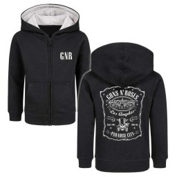 mikina dětská Guns N' Roses - Paradise City - black/white - METAL-KIDS - 803.39.8.7