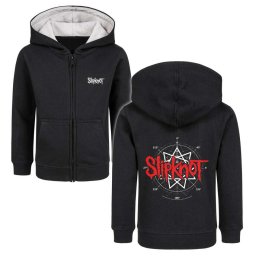 mikina dětská Slipknot - Star Symbol - black/red/white - METAL-KIDS - 720.39.8.37