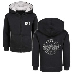 mikina dětská Guns N' Roses - Bullet - outline - black/white - METAL-KIDS - 613.39.8.7