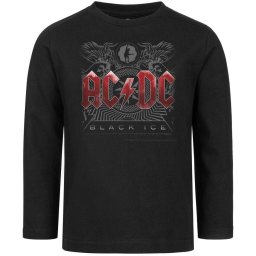 tričko dětské s dlouhým rukávem AC/DC - Black Ice - black/multicolour - METAL-KIDS - 430.36.8.999