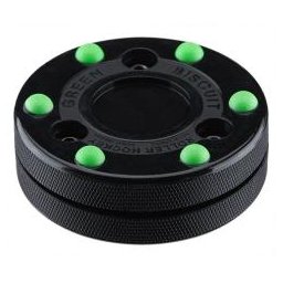 Hokejový puk Green Biscuit Roller Hockey černo-zelená