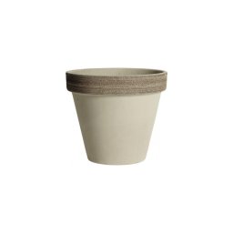 Degrea Keramický květináč 27 cm Standard Vulcano, šedý 5577SE