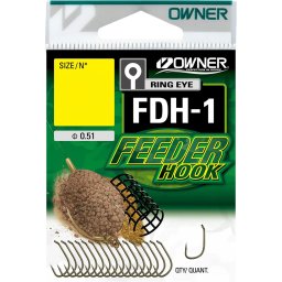 háček OWNER s očkem /16ks/ FDH-1.08: FEEDER HOOK 56941.08