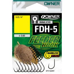háček OWNER s očkem /9ks/ FDH-5.10: FEEDER HOOK 56945.10