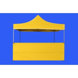 Polobocnice 3 m na ocelovou konstrukci, Žlutá