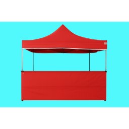 Polobocnice 3 m na ocelovou konstrukci, Červená