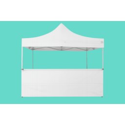 Polobocnice 3 m na ocelovou konstrukci, Bílá