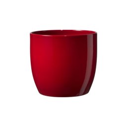 AbLine Keramický obal na květináč 16 cm Basic, červený 39207SG2