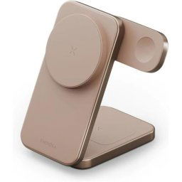 ENERGEA MagTrio Plus 3v1 Foldable (Qi2) MagSafe nabíječka zlatá