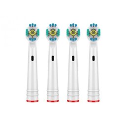 NK14 Náhradní hlavice Koma pro elektrické zubní kartáčky Braun Oral-B 3D White, 4 ks