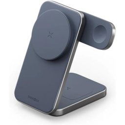 ENERGEA MagTrio Plus 3v1 Foldable (Qi2) MagSafe nabíječka modrá