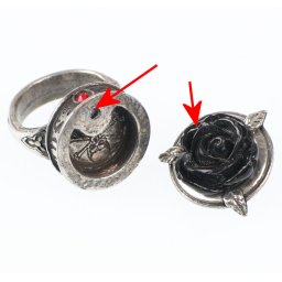 prsten ALCHEMY GOTHIC - Sub Rosa - POŠKOZENÉ - MY1228