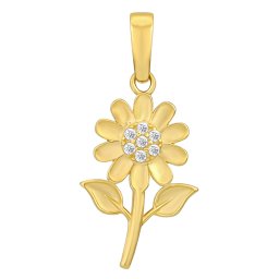 Silvego Zlatý přívěsek Florissa ze žlutého zlata s Brilliance Zirconia - FNN22380PGYW