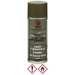 MFH barva ARMY ve spreji 400ml MATT WH KHAKI DRAB