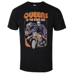 tričko pánské Queens Of The Stone Age - Skull Rider - Dark Grey - 51647500