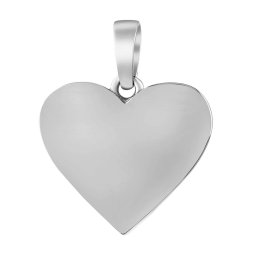 Silvego Zlatý přívěsek srdce Nico z bílého zlata - LFG1344PGW