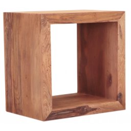 indickynabytek.cz - Odkládací stolek Tara 50x50x35 z indického masivu palisandr / sheesham