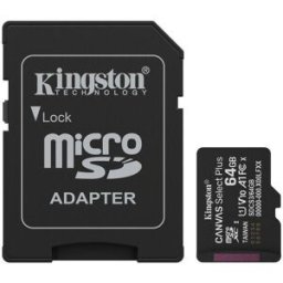 Kingston MicroSDXC 64GB Canvas Select Plus Gen 3 + SD adaptér