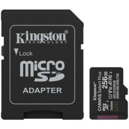 Kingston MicroSDXC 256GB Canvas Select Plus Gen 3 + SD adaptér