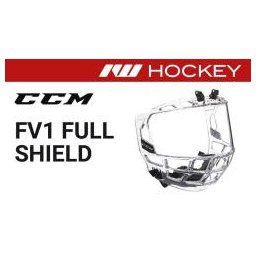 Hokejové plexi CCM Full Face Visor FV1 Junior (juniorská)