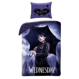 povlečení Wednesday - Raining - HTEX-WE-80001BL