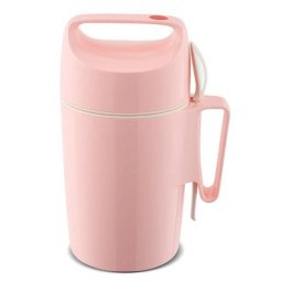 Termoska na jídlo se lžičkou Rotpunkt 850PI růžová, 850 ml