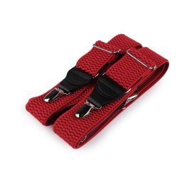 Šle šíře 4 cm délka 120 cm, barva 7 červená