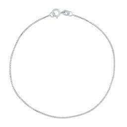 Zlatý náramek Box z bílého zlata - 0,8 mm varianta 19 cm