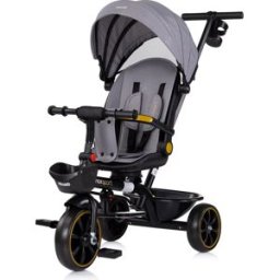 CHIPOLINO Tříkolka se stříškou Max Sport 2v1 Anthracite