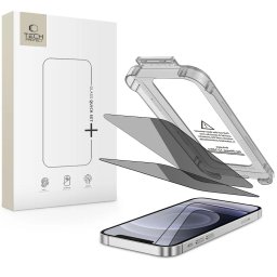 Tech-Protect Quick Set+ 2-Pack Tvrzená skla na iPhone 12 / 12 Pro privacy