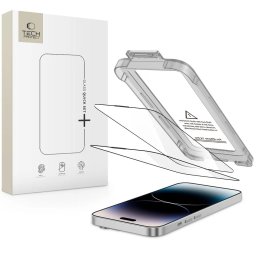 Tech-Protect Quick Set+ 2-Pack Tvrzená skla na iPhone 14 Pro černá