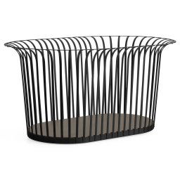 Výprodej Audo Copenhagen designové koše na noviny a knihy Ribbon Basket - černá