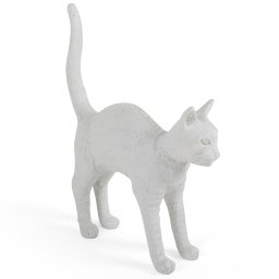 Výprodej Seletti designové stolní lampy Jobby The Cat - bílá