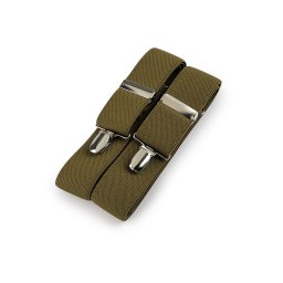 Šle šíře 3,5 cm délka 125 cm, barva 55 zelená khaki