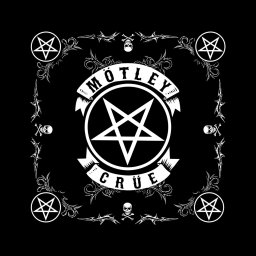šátek Mötley Crüe - Pentagram - RAZAMATAZ - B081