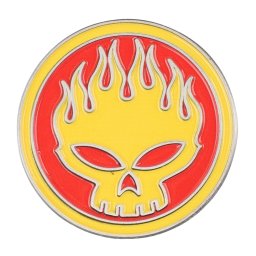 připínáček THE OFFSPRING - SKULL LOGO - RAZAMATAZ - PB123
