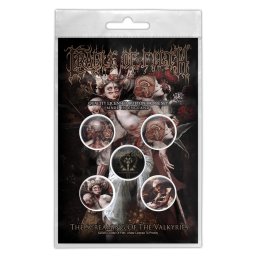 placky CRADLE OF FILTH - THE SCREAMING OF THE VALKYRIES - RAZAMATAZ - BB125