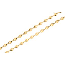 Zlatý gravírovaný dámský řetízek 2,5 mm IZ24598