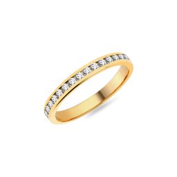 Dámský snubní prsten s diamanty 2,5 mm IZKR012-F-BR