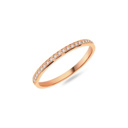 Dámský snubní prsten s lab-grown diamanty 1,8mm, růžové zlato IZKR015R-F-LG