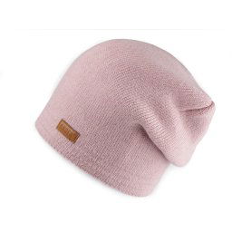 Zimní čepice unisex, barva 2 pudrová