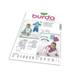 Střih Burda 9748 - Mikinka, tričko, tepláčky a šortky