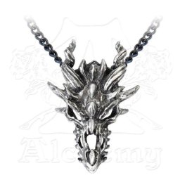 obojek Dragon Skull ALCHEMY GOTHIC - P625