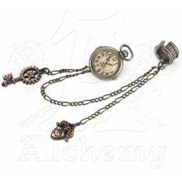 náušnice ALCHEMY GOTHIC - Uncle Albert's Timepiece - E349